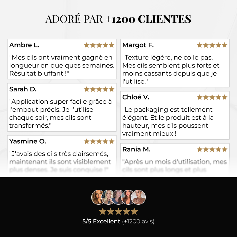 Sérum soin des cils